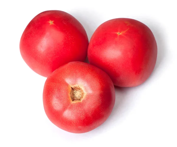Few Red Tomatoes Isolated White Background — Stock Photo, Image