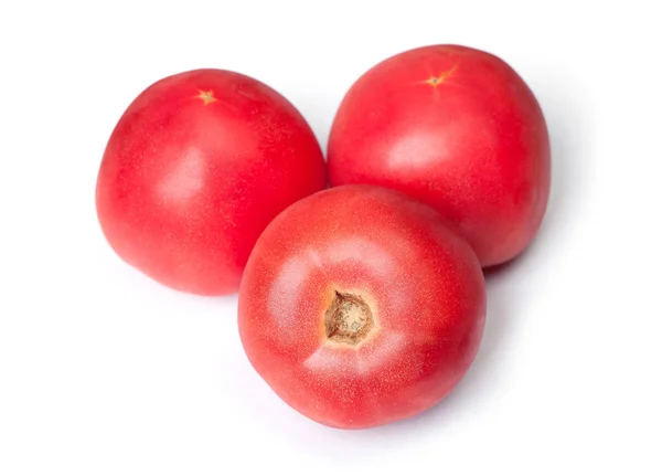 Few Red Tomatoes Isolated White Background — Stock Photo, Image