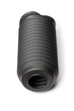 Araba amortisör koruma kauçuk toz ve kir üzerinde beyaz izole için