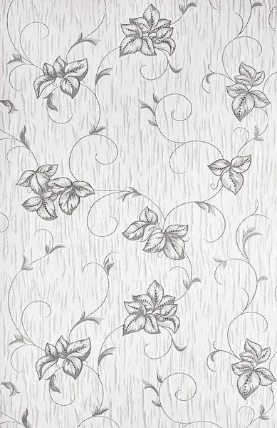 Wall floral ornament as background