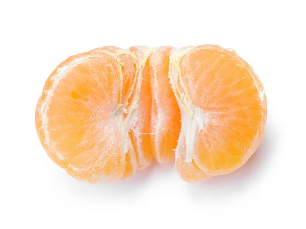 Peeled Mandarin Isolated White Background — Stock Photo, Image