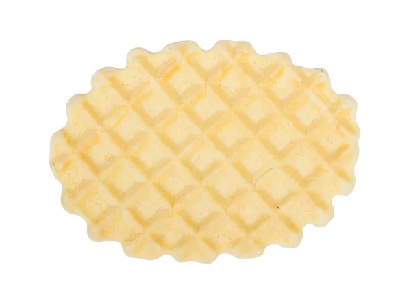 Crisp waffle isolado — Fotografia de Stock