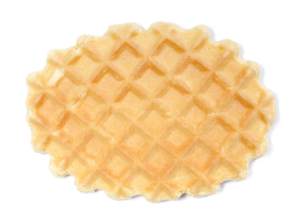 Crisp waffle isolado — Fotografia de Stock