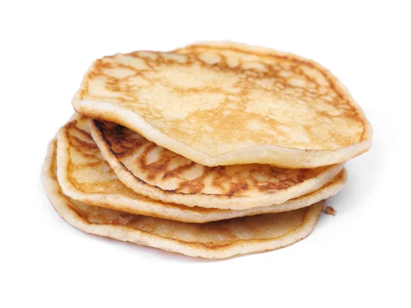 Heap of small pancakes — Stock Photo, Image