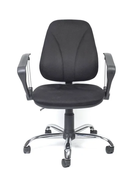 Black cloth office chair — Stock Photo, Image