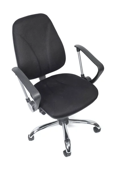 Black cloth office chair — Stock Photo, Image