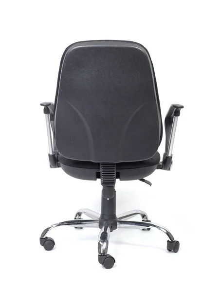 Krzesło biurowe czarnego sukna — Zdjęcie stockowe