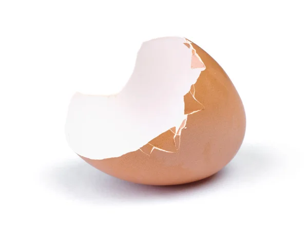 Разбитая скорлупа яйца — стоковое фото