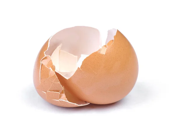 Разбитая скорлупа яйца — стоковое фото