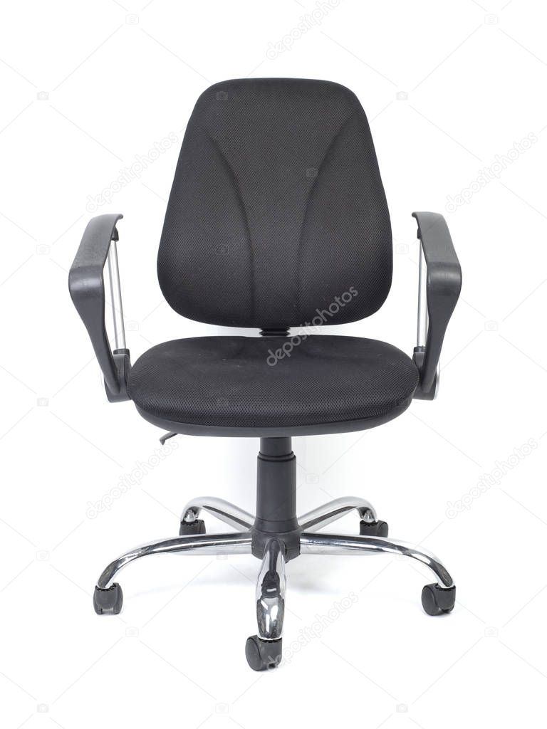 Black cloth office chair