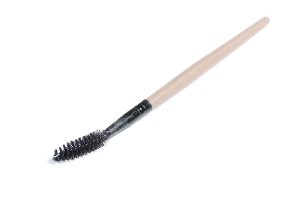 Plastic thin makeup brush — Stock Photo, Image
