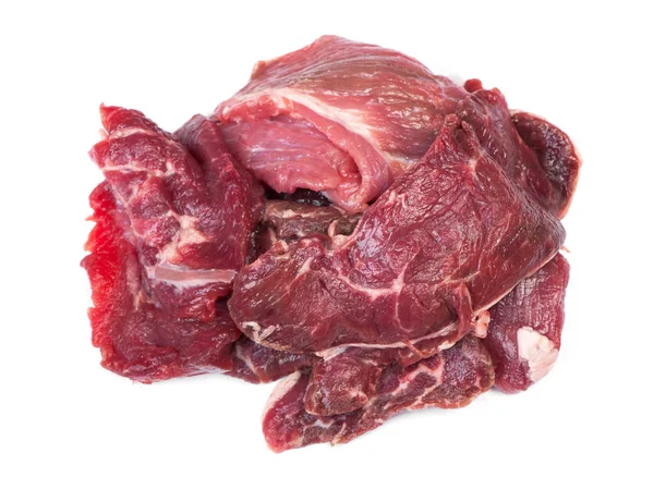 Stücke rohen Rindfleisches — Stockfoto