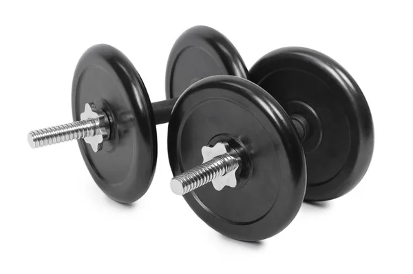 Two adjustable dumbbells — Stock Photo, Image