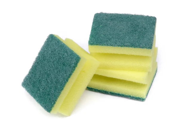 Group of new dishwashing sponges — Stock Photo, Image