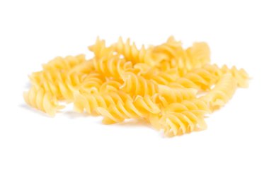 Rotini tirbuşon sarmal makarna bölümünü