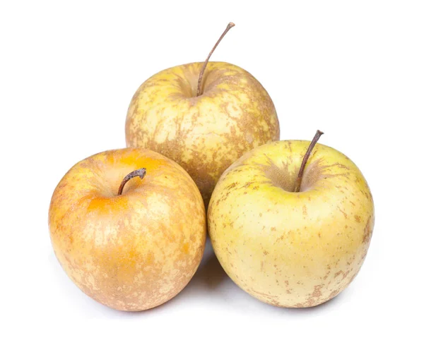 Gruppe nicht attraktiver Äpfel — Stockfoto