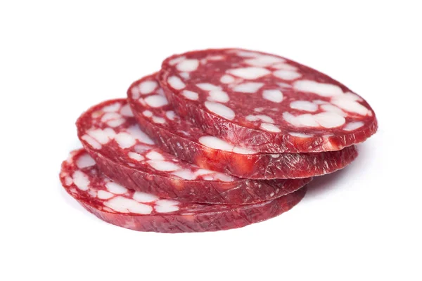 Cutted salami sausage — Stock Photo, Image