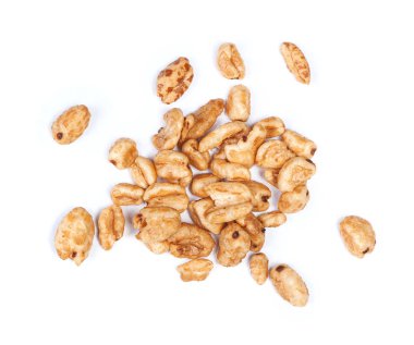 Kabarık buğday taneleri yığını