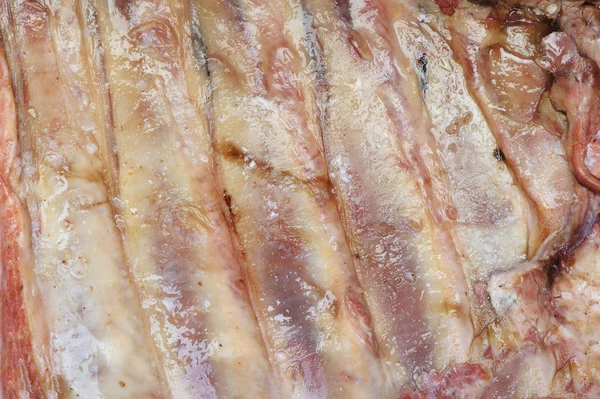 Piece of smoked pork ribs — Stock Photo, Image