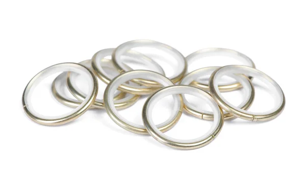 Group of technical golden rings — Stock Photo, Image