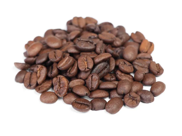 Puñado de granos de café — Foto de Stock