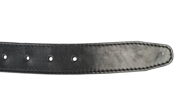 Cinturón de cuero negro viejo —  Fotos de Stock