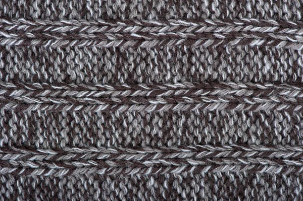 Texture des vêtements de tricot d'hiver — Photo