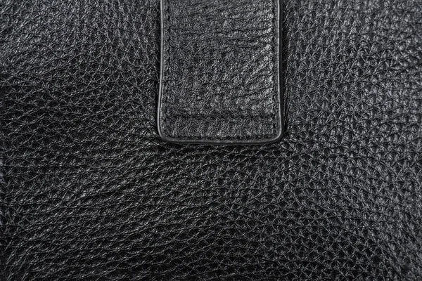 Close up της Μαύρης Υφής Δέρμα — Φωτογραφία Αρχείου