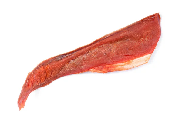 Pezzo di pesce salmone essiccato — Foto Stock