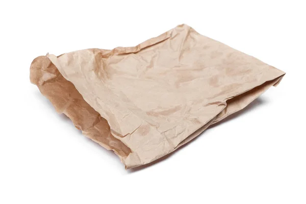 Cumpled kağıt torba — Stok fotoğraf