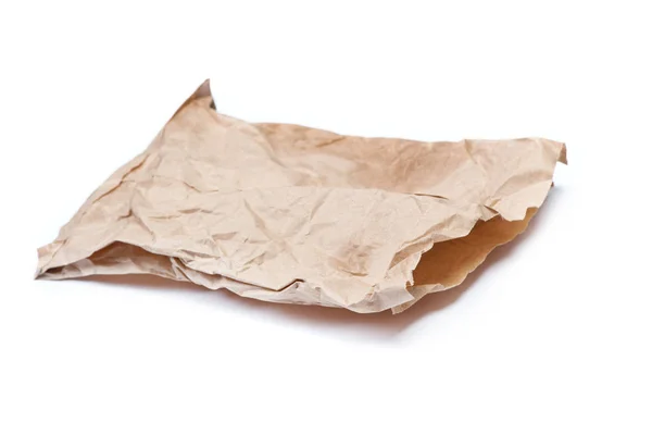 Cumpled papír táska — Stock Fotó