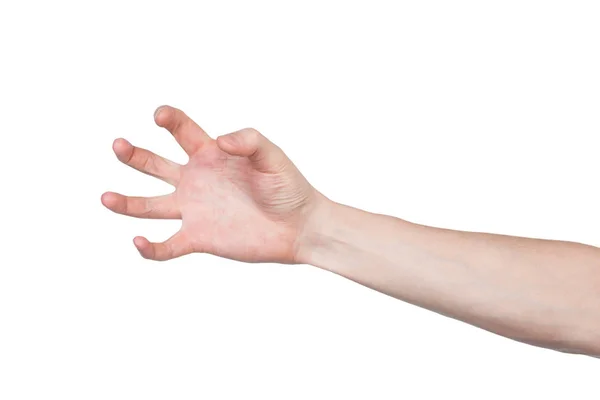 Mužských rukou gesto — Stock fotografie