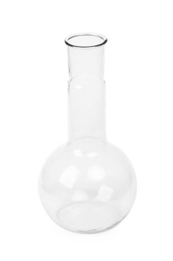 Boş kimyasal cam laboratuvar şişesi