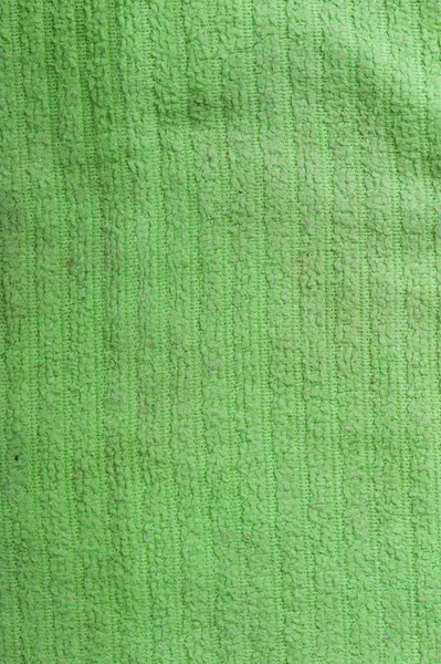 Texture de vieux tissu vert sale — Photo