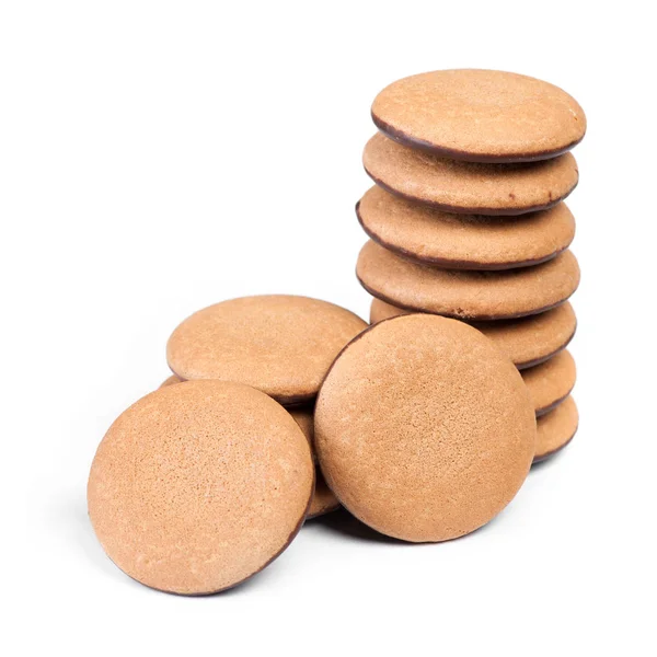 Grupo de biscoitos redondos — Fotografia de Stock