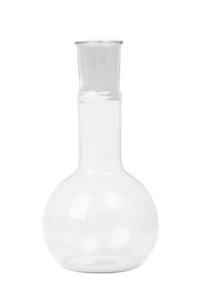 Empty chemical glass laboratory flask — Stock Photo, Image