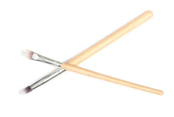 Set of thin makeup brushes — Stock Photo, Image