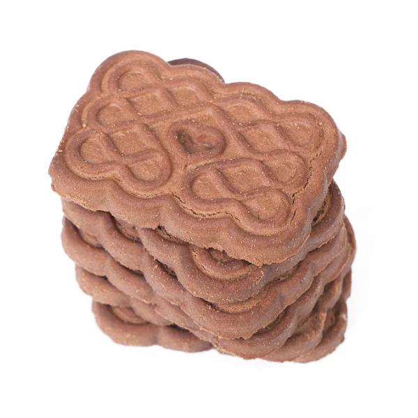 Grupo de galletas de chocolate rectangulares — Foto de Stock