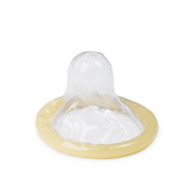 Tek yeni kullanılmamış prezervatif