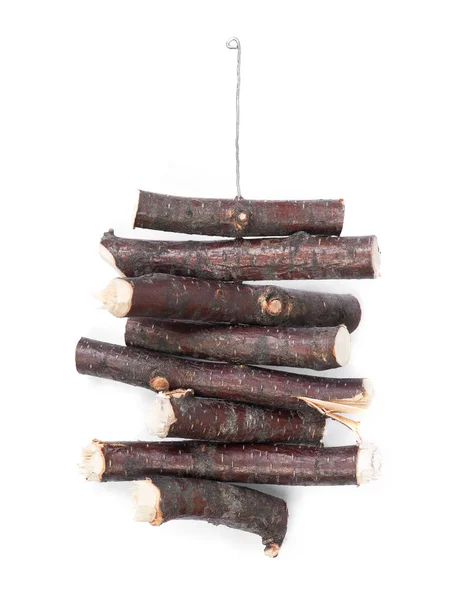 Дерев'яні палички їжа іграшка для гризунів — стокове фото