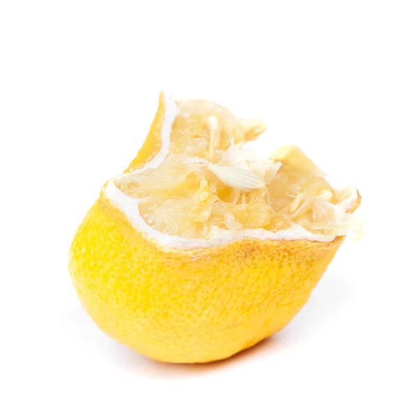 Шматок жовтого сухого лимона — стокове фото