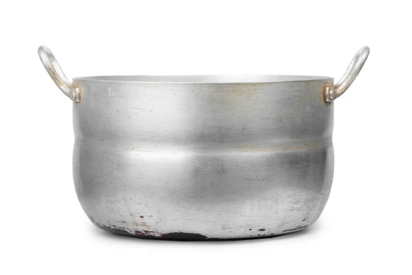 旧铝制的锅 — 图库照片