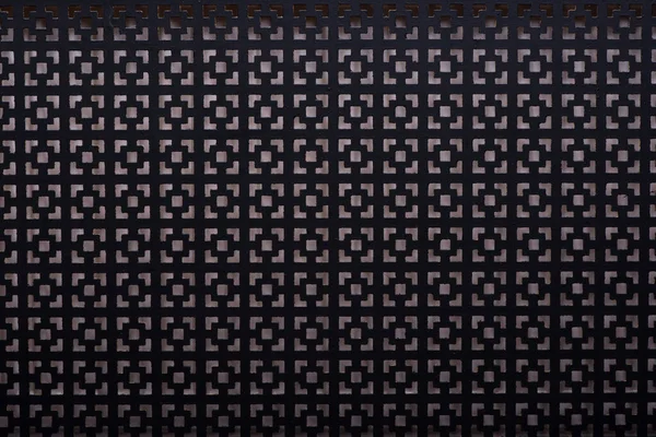 Almofada Painel Preto Para Radiador Textura Madeira Tela — Fotografia de Stock