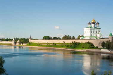 Pskov şehrinin Kremlin Kulesi, Rusya, Rusya Federasyonu