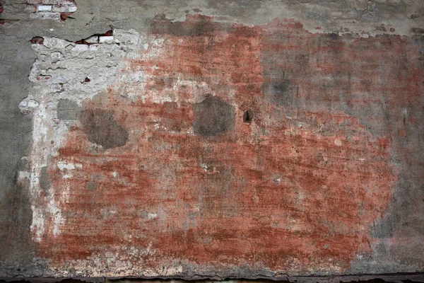 Vieille Texture Mur Plâtre Ciment Endommagé Grunge Fond Abstrait — Photo