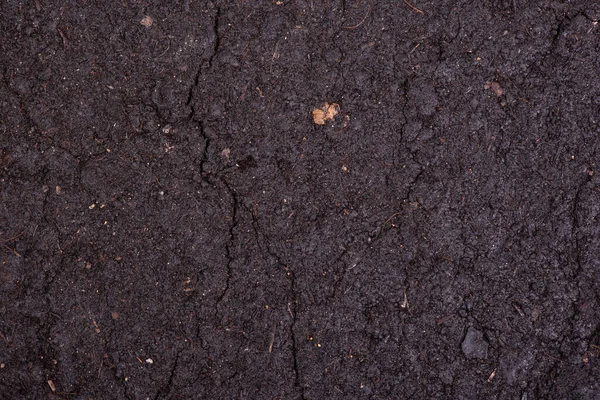 Dirt Texture Black Earth Background — Stock Photo, Image