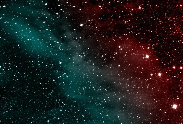 Färgglad Natthimmel Med Moln Och Stjärnor Vetenskap Bakgrund Delar Denna — Stockfoto