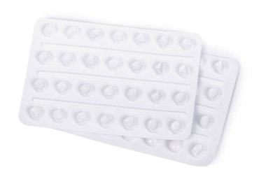 Beyaz arka planda izole edilmiş su toplayıcı hapları
