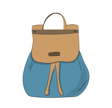 sırt çantası Renk, vektör, beyaz arka plan