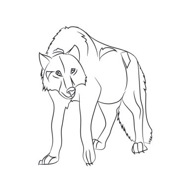 kurt standları, çizgiler, vektör, beyaz arka plan